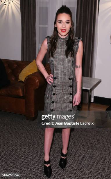 Bea Miller attends the Wolk Morais Collection 6 Fashion Show on January 17, 2018 in Los Angeles, California.