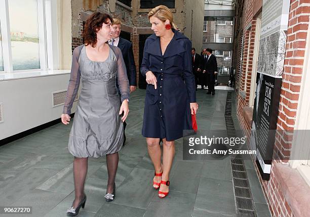 With the National Archives of the Netherlands, Astrid Hertog and HRH Princess Maxima of The Netherlands visit the major new exhibition - "New...