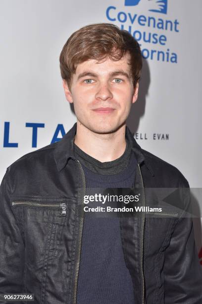 Actor Graham Patrick Martin attends the Covenant House of California "An Evening of Dreams" Gala at Dream Hotel on January 17, 2018 in Hollywood,...