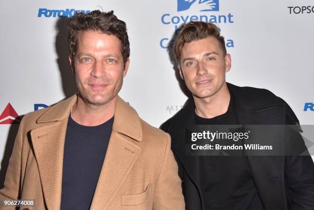 Interior Designers Nate Berkus and Jeremiah Brent attend the Covenant House of California "An Evening of Dreams" Gala at Dream Hotel on January 17,...