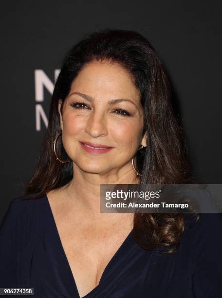 Gloria Estefan is seen at the Brandon Tartikoff Legacy Awards at NATPE 2018 at the Fontainebleau Hotel on January 17, 2018 in Miami Beach, Florida.