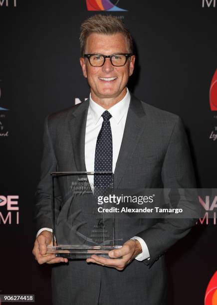 Kevin Reilly is seen at the Brandon Tartikoff Legacy Awards at NATPE 2018 at the Fontainebleau Hotel on January 17, 2018 in Miami Beach, Florida.