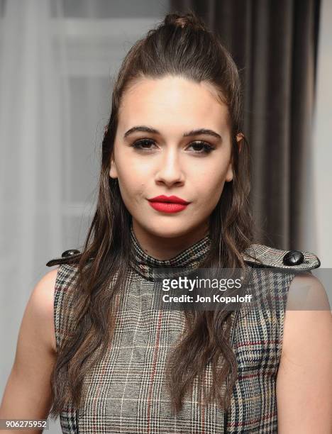 Bea Miller attends Wolk Morais Collection 6 Fashion Show at The Hollywood Roosevelt Hotel on January 17, 2018 in Los Angeles, California.
