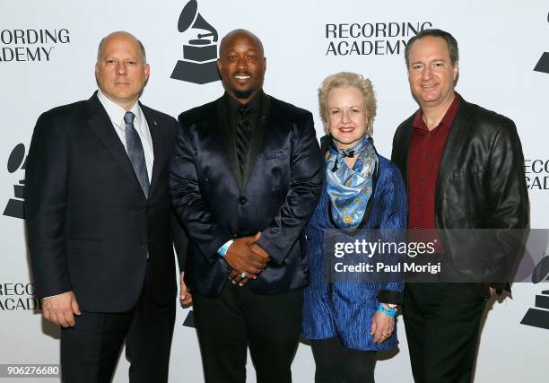 John Poppo, Jeriel Johnson, Ruby Marchand and Daryl Friedman of The Recording Academy attend The Washington, D.C. Chapter of The Recording Academy's...
