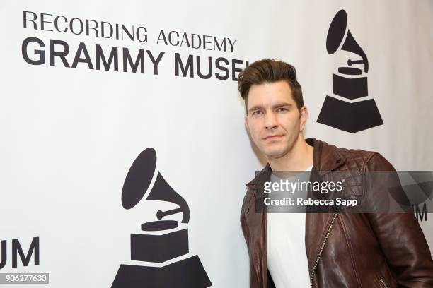 Andy Grammer attends The Drop: Andy Grammer at The GRAMMY Museum on January 17, 2018 in Los Angeles, California.