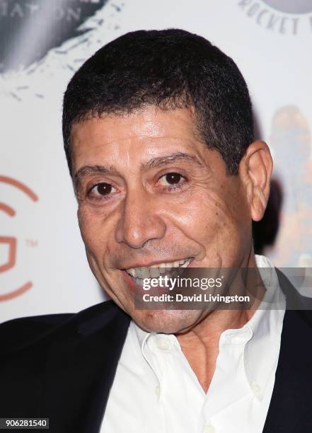 Actor Kamel Krifa attends the premiere of Well Go USA Entertainment's "Kickboxer: Retaliation" at ArcLight Cinemas on January 17, 2018 in Hollywood,...