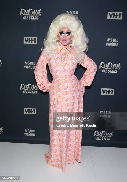 Drag queen Trixie Mattel attends "RuPaul's Drag Race All Stars" Meet The Queens on January 17, 2018 in New York City.