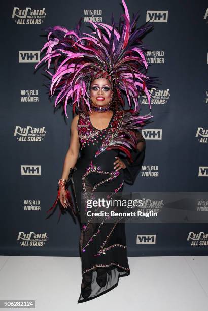 Drag queen Kennedy Davenport attends "RuPaul's Drag Race All Stars" Meet The Queens on January 17, 2018 in New York City.
