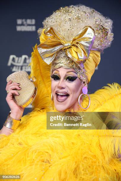 Drag queen Thorgy Thor attends "RuPaul's Drag Race All Stars" Meet The Queens on January 17, 2018 in New York City.