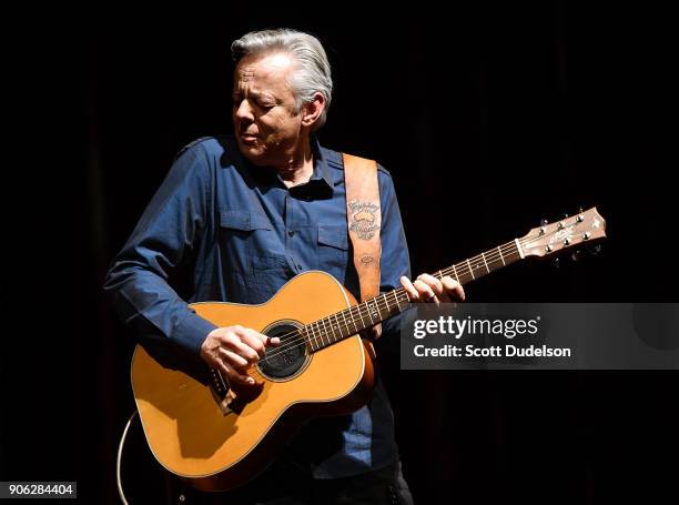 Guitarist Tommy Emmanuel performs onstage at Smothers Theatre on January 17, 2018 in Malibu, California.