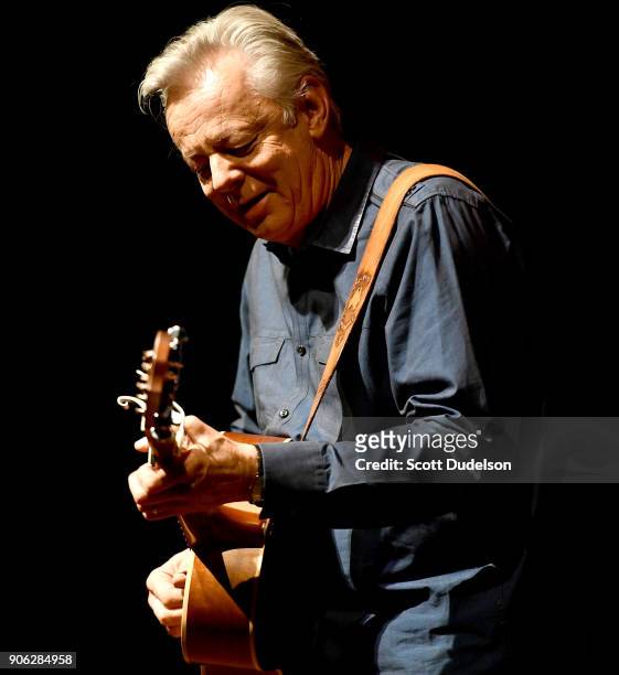 Guitarist Tommy Emmanuel performs onstage at Smothers Theatre on January 17, 2018 in Malibu, California.