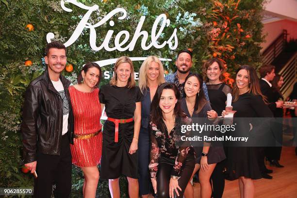 Austin Smedstad, Lauren Rodolitz, Megan Grant, Joanna Martin, Eve Arnara, Nathan Puksta, Kristin Kim, LeAnn Bobbit and Brianne Dezzutti at Kiehl's...