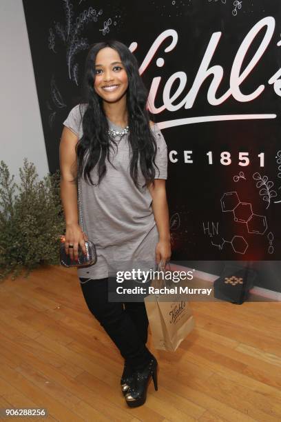 Candy Washington at Kiehl's Turns Up the Potent-C with the NEW Powerful-Strength Line-Reducing Concentrate on January 17, 2018 in West Hollywood,...