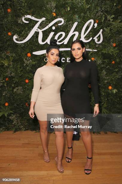 Yasmin Kavari and Nazanin Kavari at Kiehl's Turns Up the Potent-C with the NEW Powerful-Strength Line-Reducing Concentrate on January 17, 2018 in...