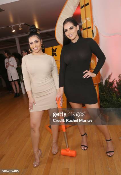 Yasmin Kavari and Nazanin Kavari at Kiehl's Turns Up the Potent-C with the NEW Powerful-Strength Line-Reducing Concentrate on January 17, 2018 in...