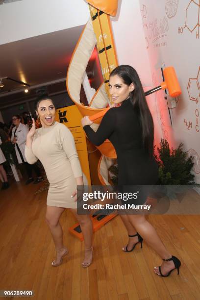 Yasmin Kavari and Nazanin Kavari at Kiehl's Turns Up the Potent-C with the NEW Powerful-Strength Line-Reducing Concentrate on January 17, 2018 in...