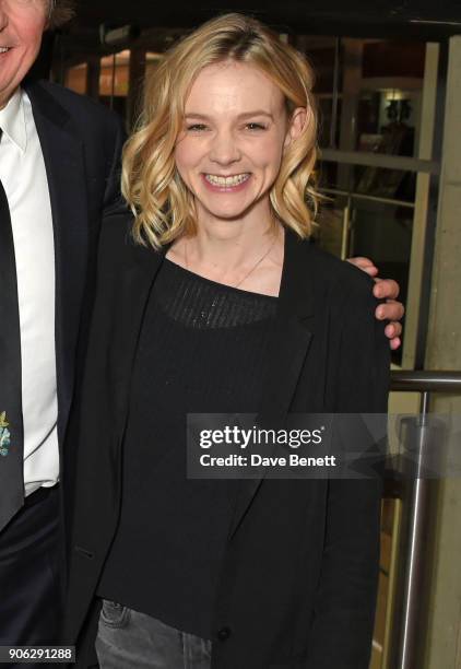 Carey Mulligan attends a special screening and Q&A for "Collateral" at BFI Southbank on January 17, 2018 in London, England.