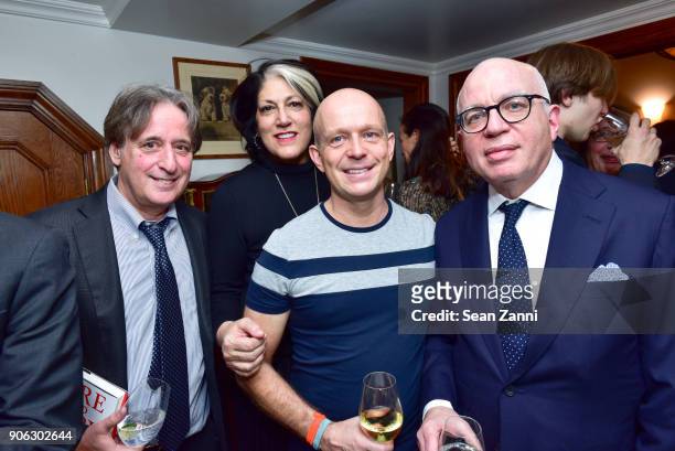 Ira Rosen, Tammy Haddad, Steve Hilton and Author Michael Wolff attend publisher Henry Holt toasts Michael Wolff's "Fire and Fury" at Private...