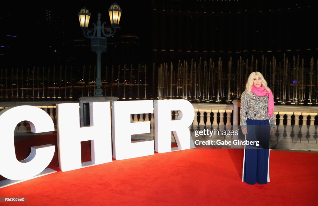 Cher Unveils New Fountains Of Bellagio Show Choreographed To Her Song "Believe"