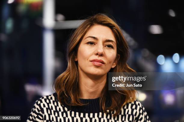 Director Sofia Coppola attends the promotional event for 'The Beguiled' at Tsutaya Roppongi bookstore on January 18, 2018 in Tokyo, Japan.