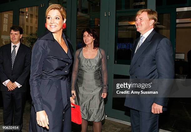 Director of the National Archives of the Netherlands, Martin Berendse, HRH Princess Maxima of The Netherlands, With the National Archives of the...