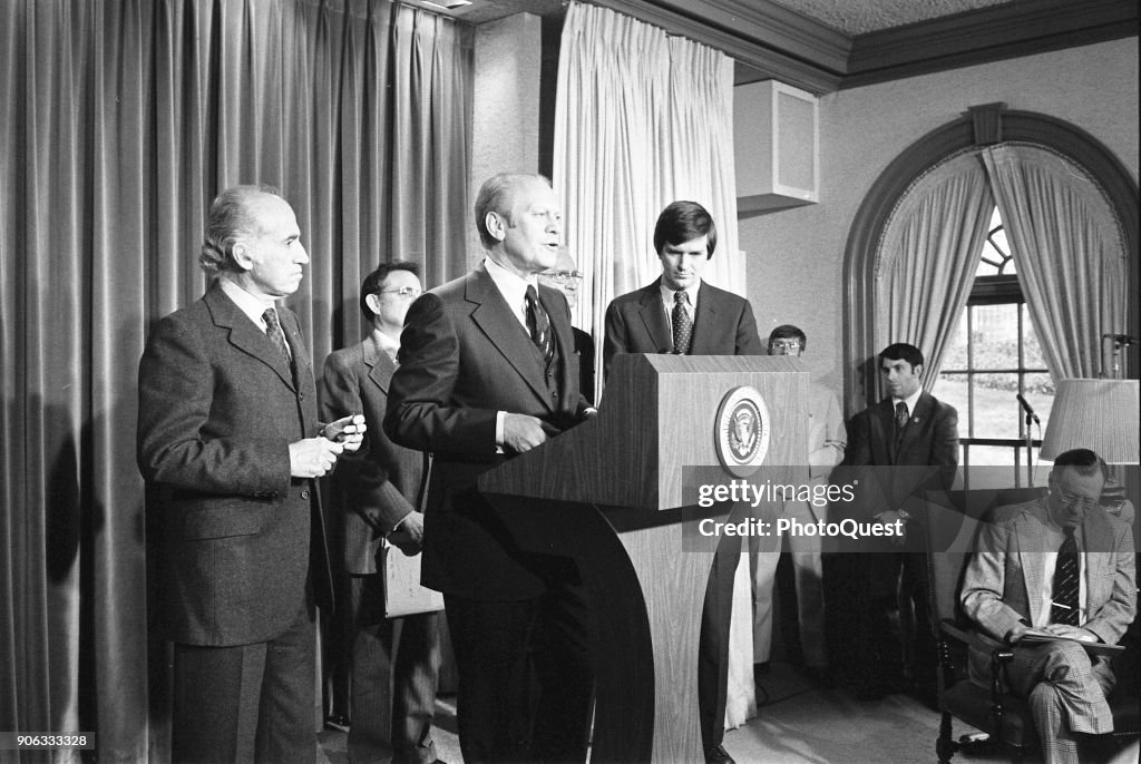 President Ford Announces Immunization Program