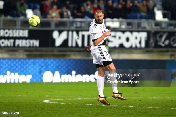 Mathieu of Amiens during the Ligue 1 match between Amiens SC and Montpellier Herault SC at Stade de la Licorne on January 17, 2018 in Amiens, .