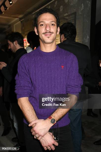 Presenter Vincent Dedienne attends YSL Beauty Party During Paris Fashion Week Menswear Fall/Winter 2018-2019 on January 17, 2018 in Paris, France.