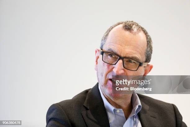 Chris Grigg, chief executive officer of British Land Plc, speaks during an interview in London, U.K., on Thursday, Jan. 18, 2018. British Land...