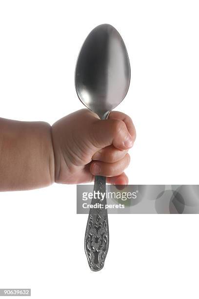 to lunch it is ready - spoon in hand stock pictures, royalty-free photos & images