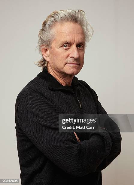 Actor Michael Douglas from the film 'Solitary Man' poses for a portrait during the 2009 Toronto International Film Festival at The Sutton Place Hotel...