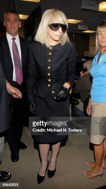 Lady Gaga attends the annual BGC Global Charity Day at on September 11, 2009 in New York, New York.