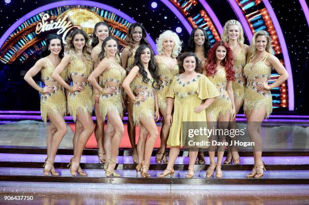 Amy Dowden, Chloe Hewitt, Katya Jones, Oti Mabuse, Janette Manrara, Debbie McGee, Susan Calman, Alexandra Burke, Dianne Buswell, Nadia Bychkova and...