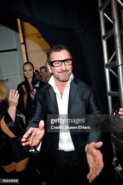 Designer Ralph Rucci attends Chado Ralph Rucci Spring 2010 during Mercedes-Benz Fashion Week at Bryant Park on September 12, 2009 in New York City.