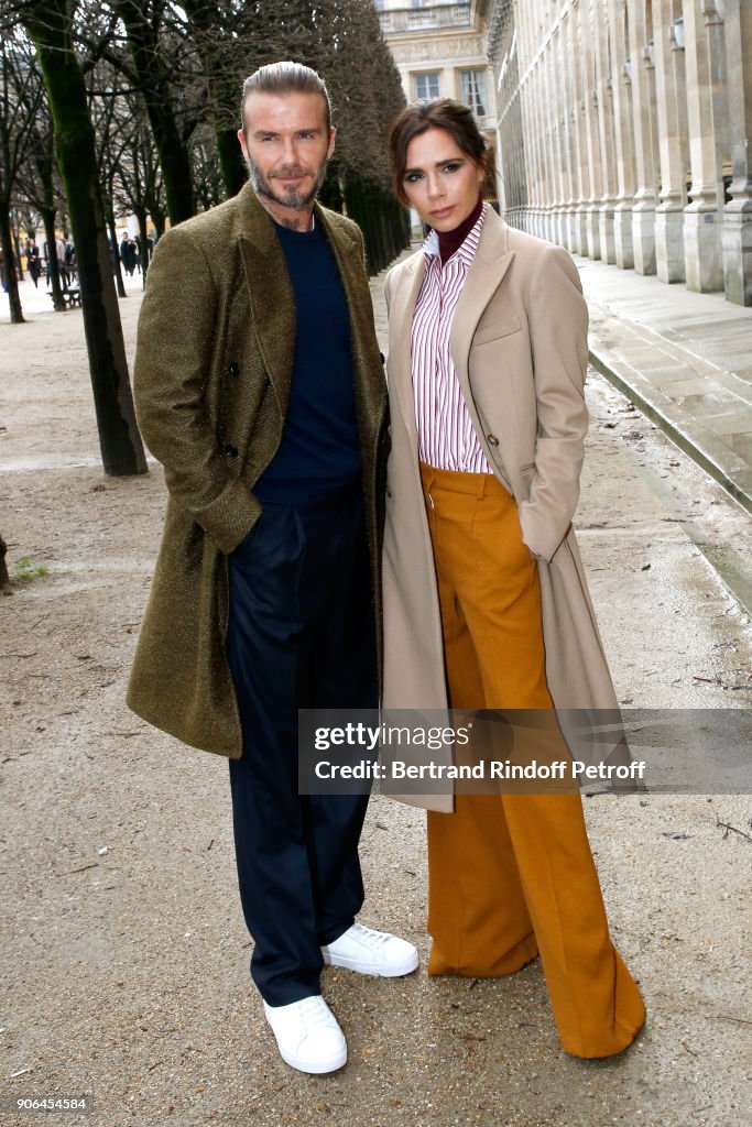 Louis Vuitton : Front Row - Paris Fashion Week - Menswear F/W 2018-2019