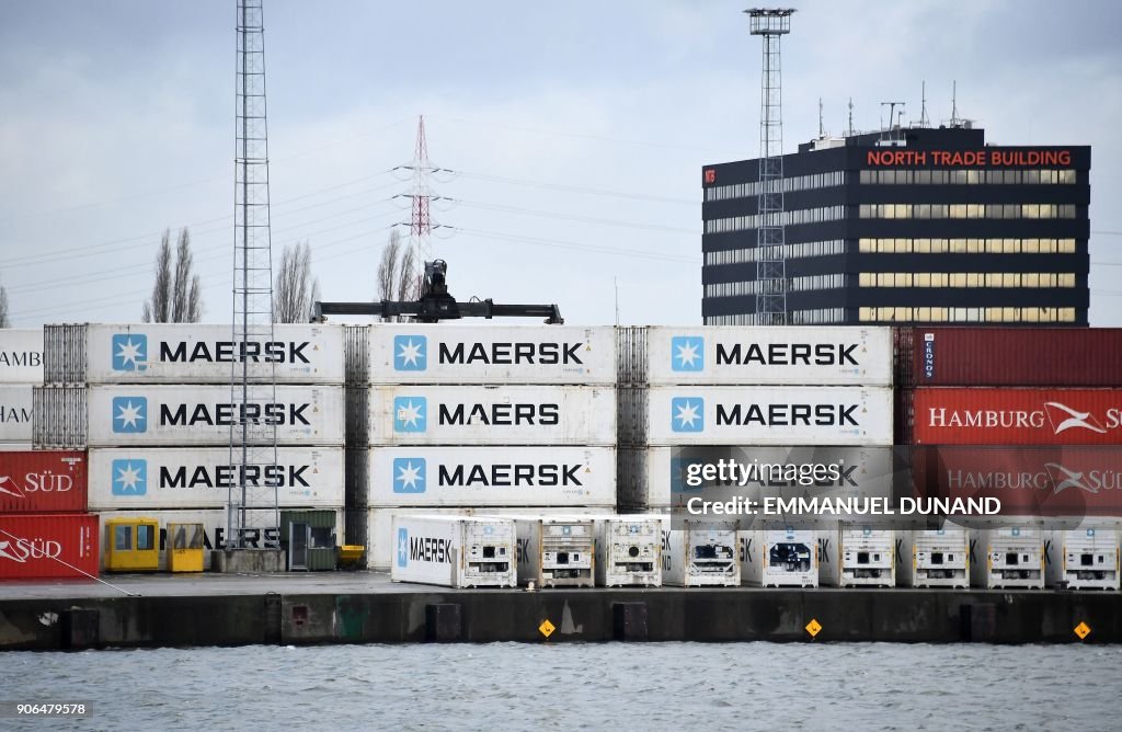 BELGIUM-ECONOMY-TRANSPORT-PORT