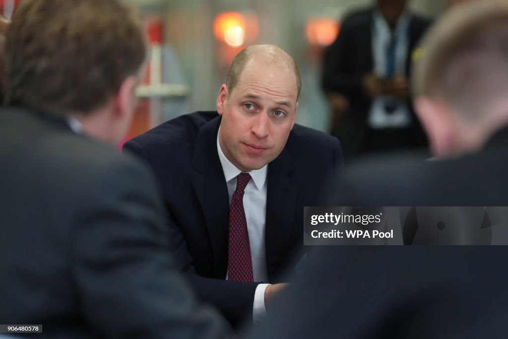 The Duke Of Cambridge Launch's Nationwide Veterans Programme