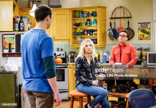The Separation Triangulation" -- Pictured: Penny and Leonard Hofstadter . Koothrappali finds himself in the middle of domestic drama when he learns...