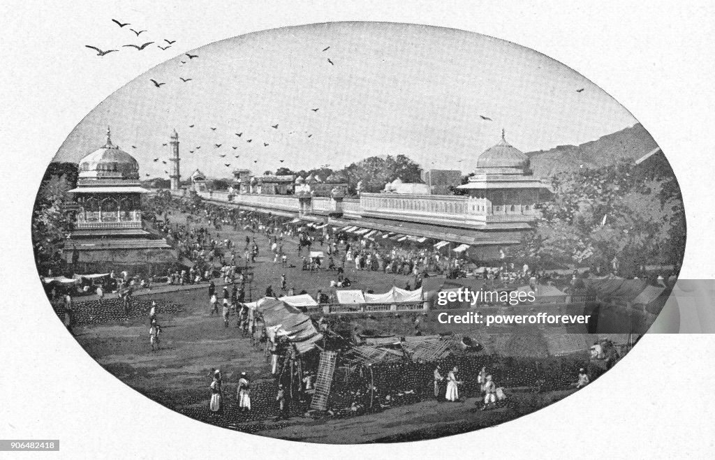 Market in Jeypore, India - British Era