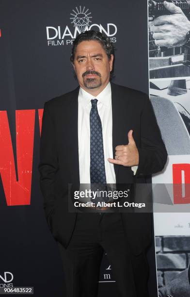 Director Christian Gudegast arrives for the Premiere Of STX Films' "Den Of Thieves" held at Regal LA Live Stadium 14 on January 17, 2018 in Los...