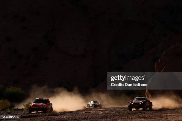 Martin Prokop of the Czech Republic and Ford MP-Sports CZ drives with co-driver Jan Tomanek of Czech Republic in the F150 Evo Ford car in the Classe...