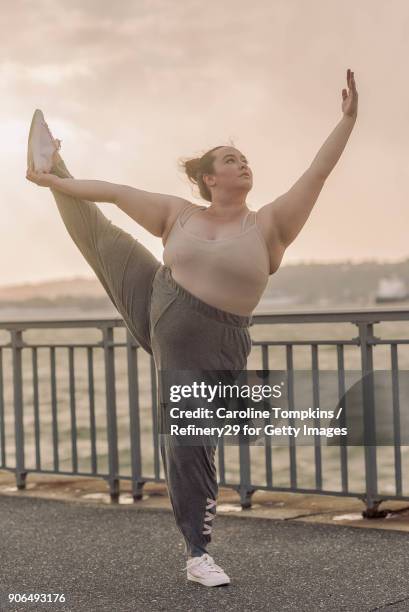 Young Woman Stretching