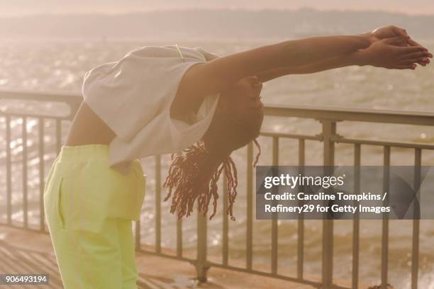 Young Woman Doing Yoga