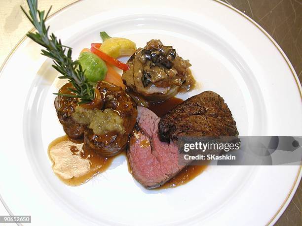 veal - veal tenderloin stock pictures, royalty-free photos & images
