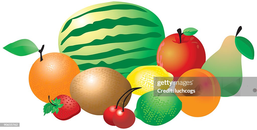 Vector fruit