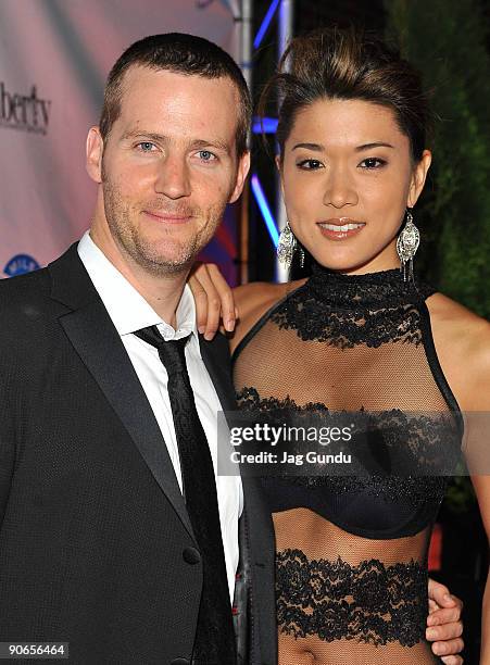 Actor Graham Abbey and actress Grace Park attend the "Defendor" premiere after party during the Toronto International Film Festival on September 12,...