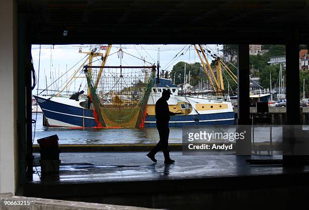 fishing docks - southeast england stock pictures, royalty-free photos & images