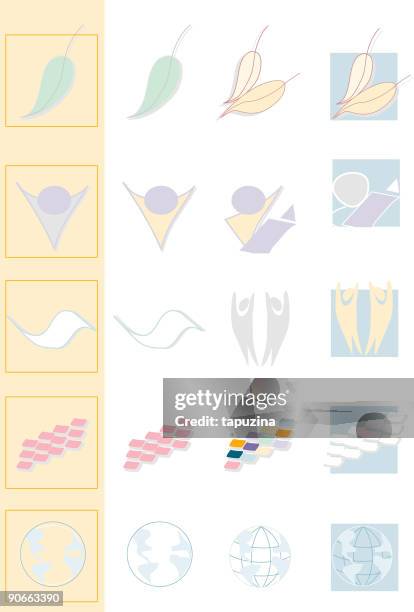 icons - reading mail stock illustrations
