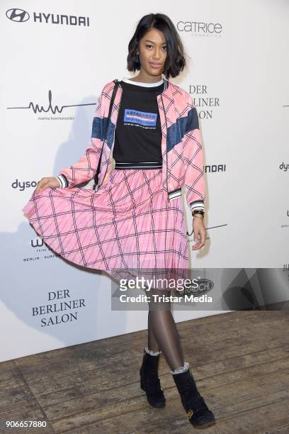 Anuthida Ploypetch during the Marina Hoermanseder Defile during 'Der Berliner Salon' AW 18/19 at Von Greifswald on January 18, 2018 in Berlin,...