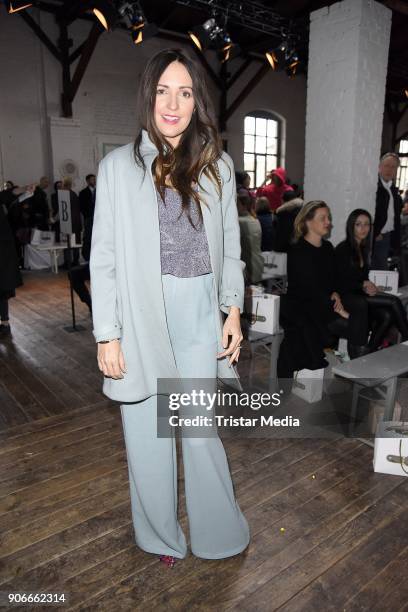 Johanna Klum during the Marina Hoermanseder Defile during 'Der Berliner Salon' AW 18/19 at Von Greifswald on January 18, 2018 in Berlin, Germany.